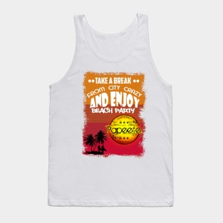 Tahiti Summer Beach Day Tank Top